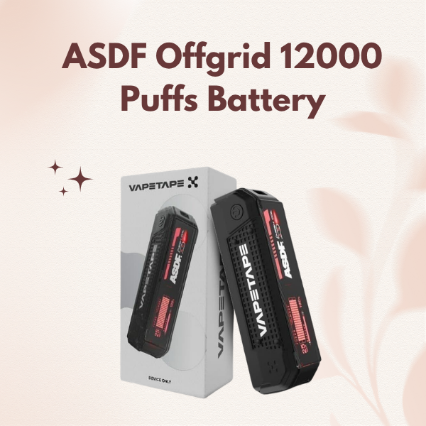 ASDF Offgrid 12000 Puffs Battery
