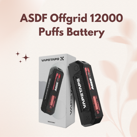 ASDF Offgrid 12000 Puffs Battery