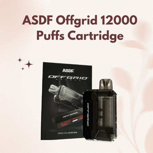 ASDF Offgrid 12000 Puffs replacement cartridge pod for Unplug device