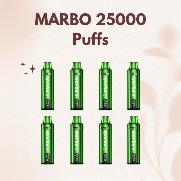 Marbo 25000 Puffs Disposable Vape Device with Smart LED Screen