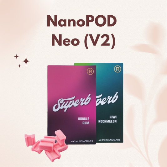 NanoPODS Neo V2 Replacement Cartridge 2ML Capacity - Multiple Flavors Available